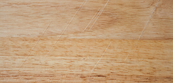 Scratches in hardwood flooring