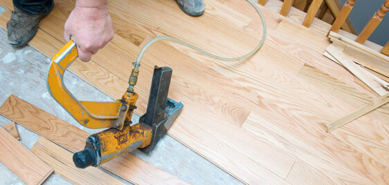 installing hardwood to replace carpet